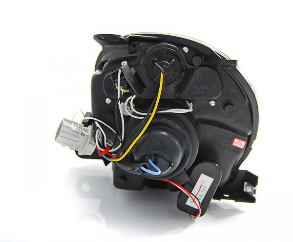 LED Tagfahrlicht Design Scheinwerfer für Fiat 500 07-15 chrom